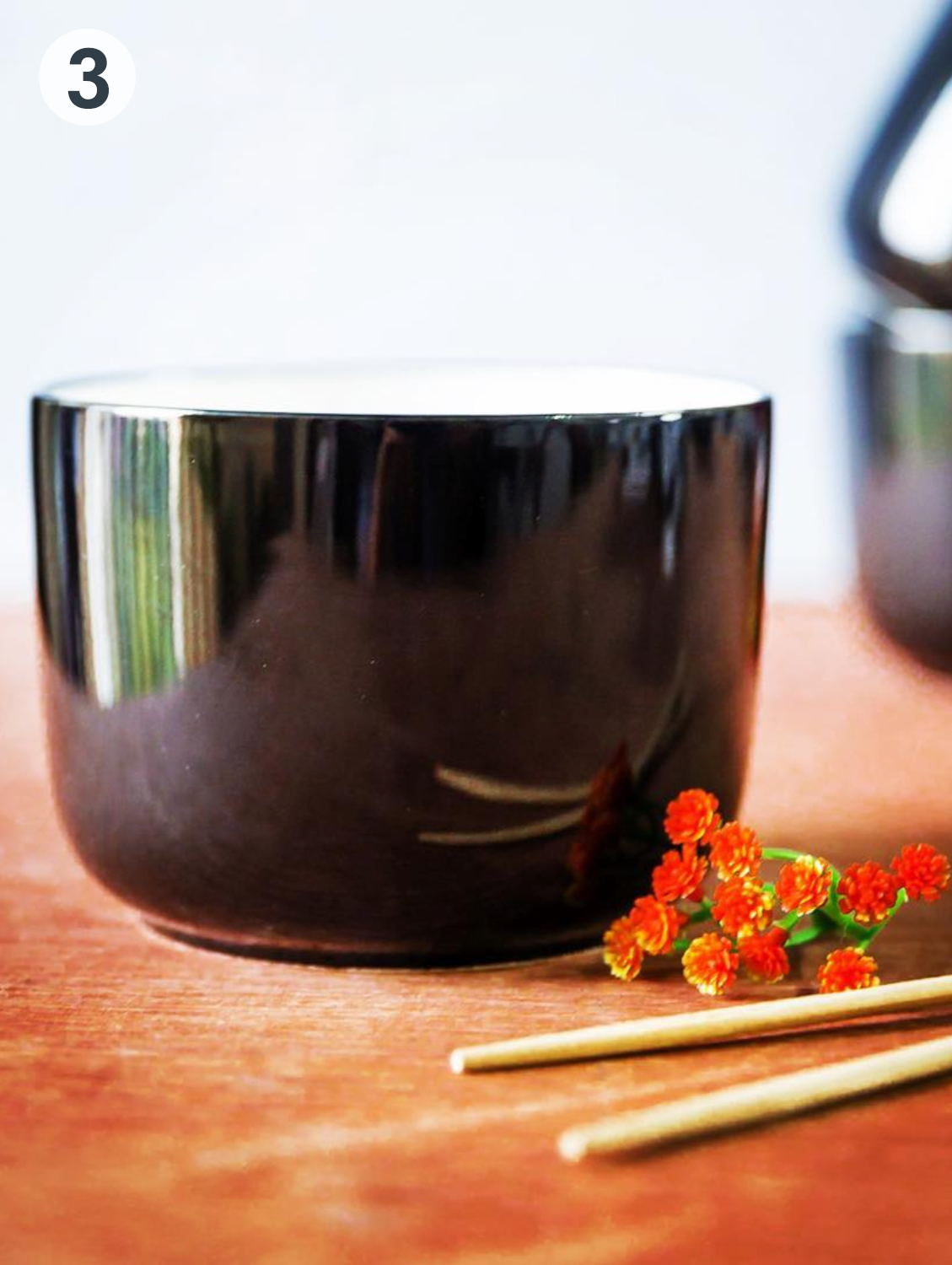 CARBON AND ASH Round Serving Bowl 13 cms