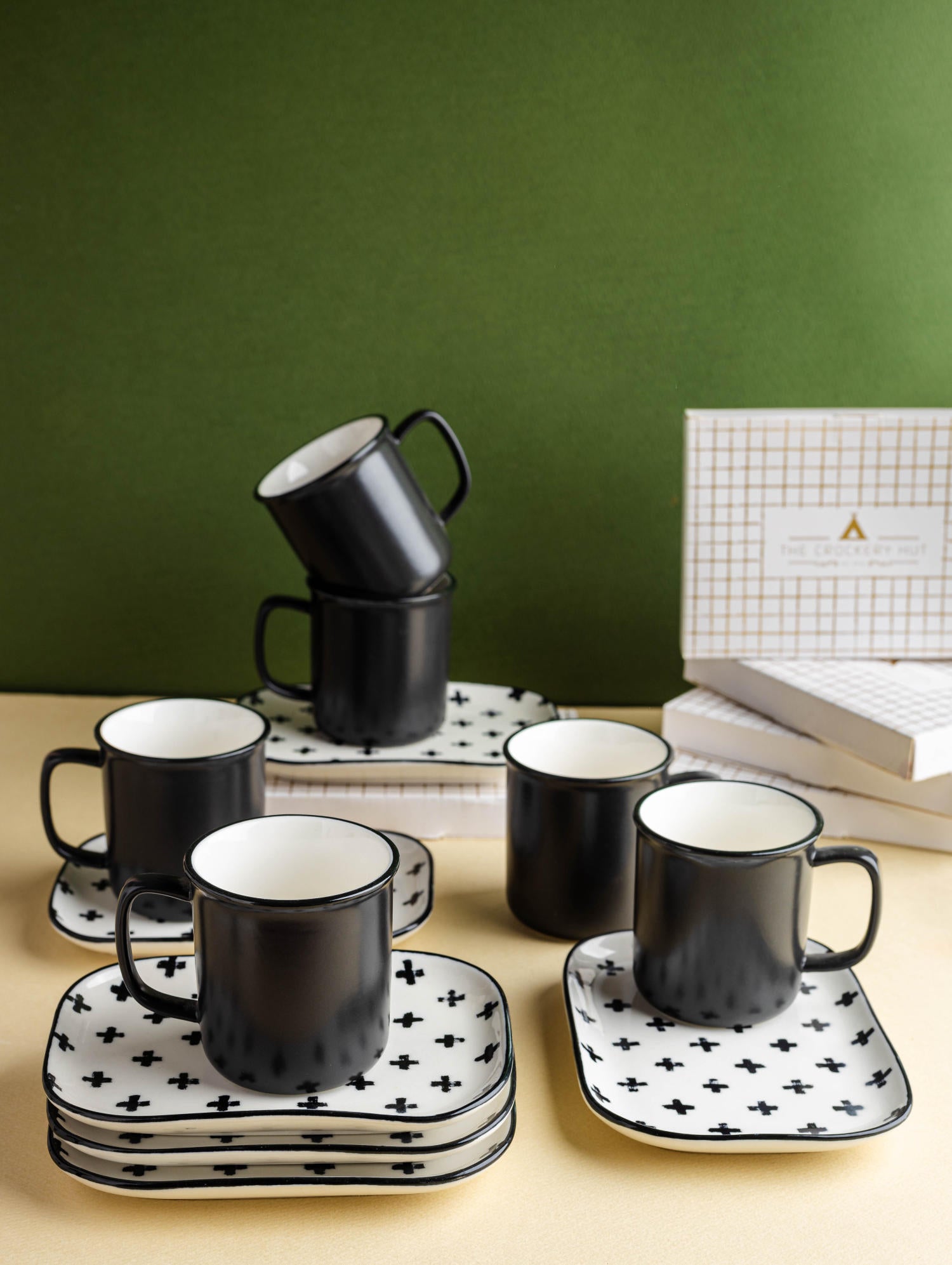 Espresso Cup and Plate Set of