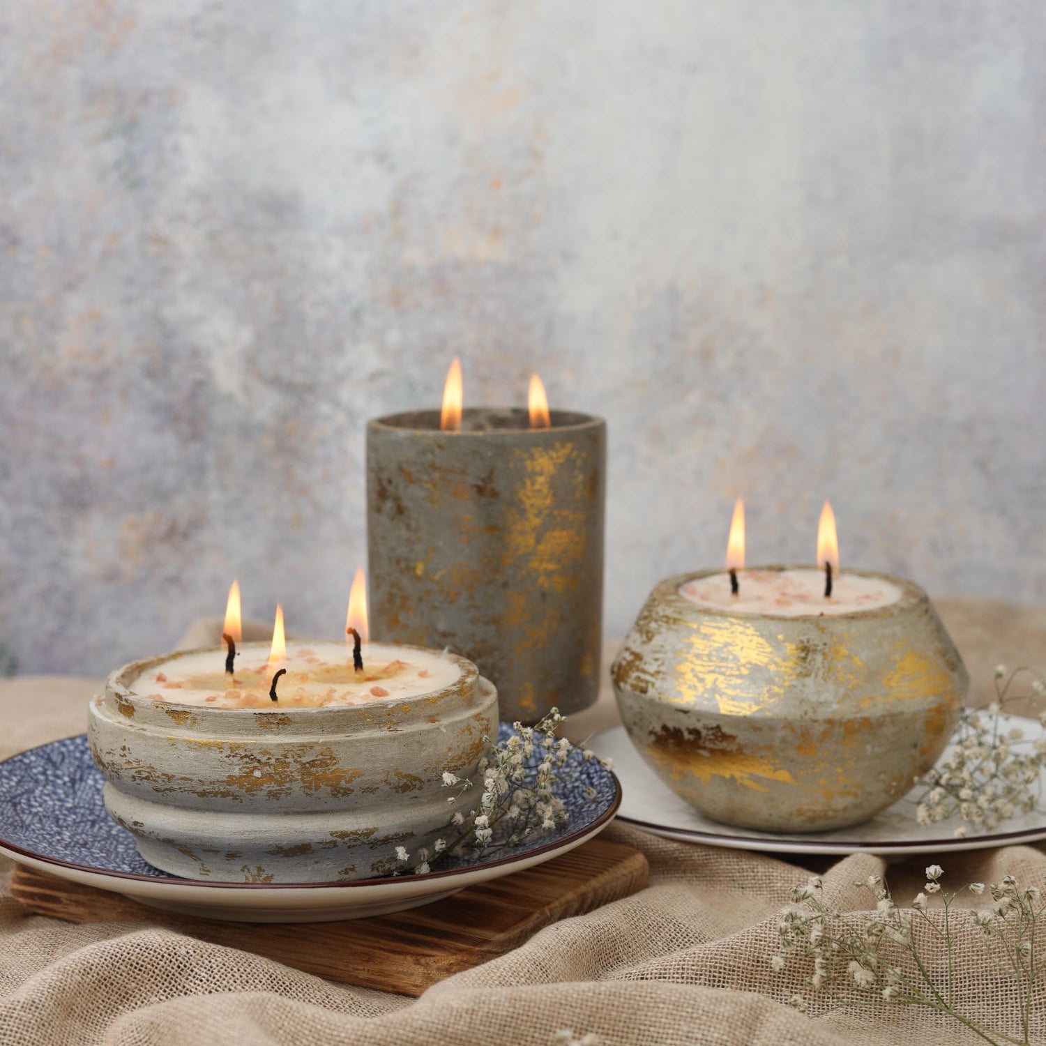 Grey Concrete Candle - Euphoria Fragrance