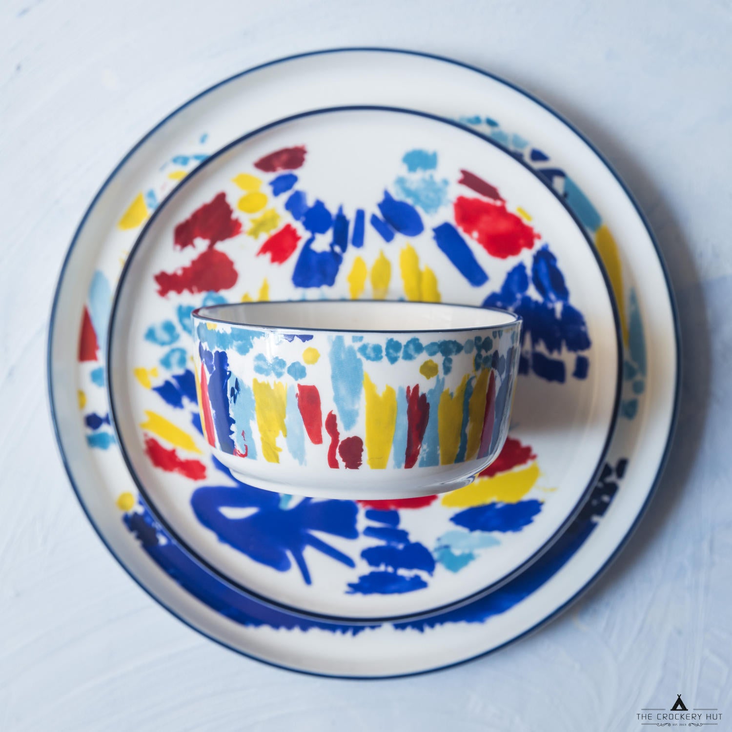 FESTIVITIES ON A PLATE Round Dinenr Plate 24.5 cms
