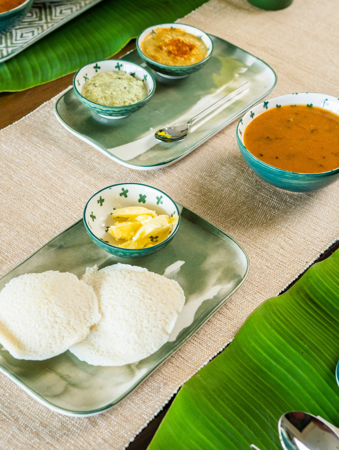 Soup & Side Platter Rectangular Plate-Medium,Oval Soup bowl Set of 2