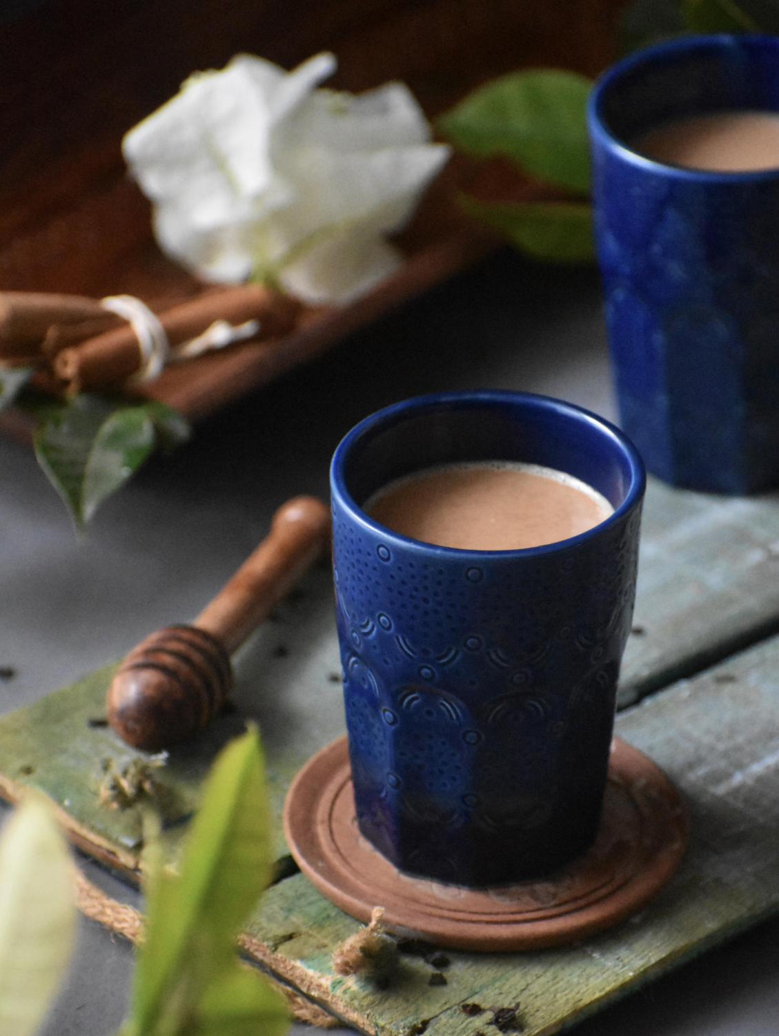 BLUE GLAZE Tumbler Set of 2