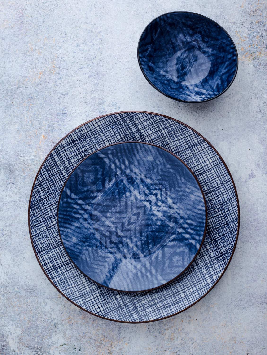 Blue Sea Round Side Plate 7.5"