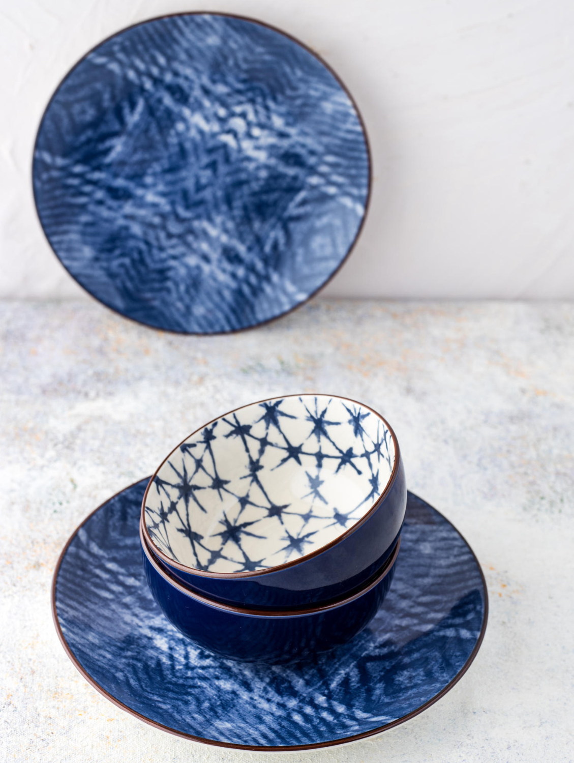 Blue Sea Round Side Plate 7.5"