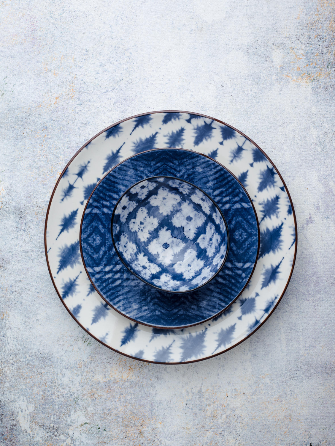 Blue Sea Round Side Plate 7.5"