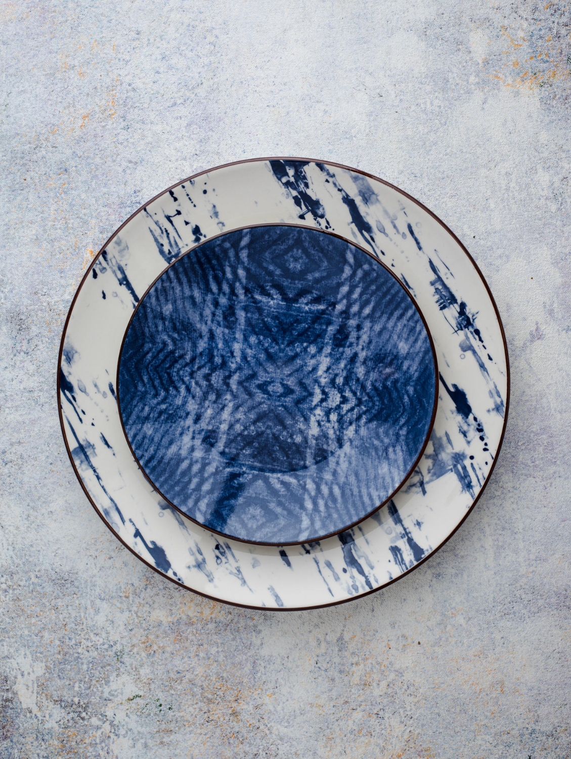 Blue Sea Round Side Plate 7.5"