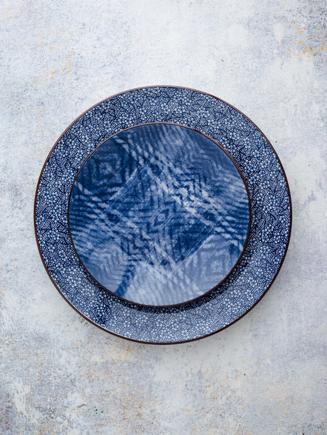 Blue Sea Round Side Plate 7.5"