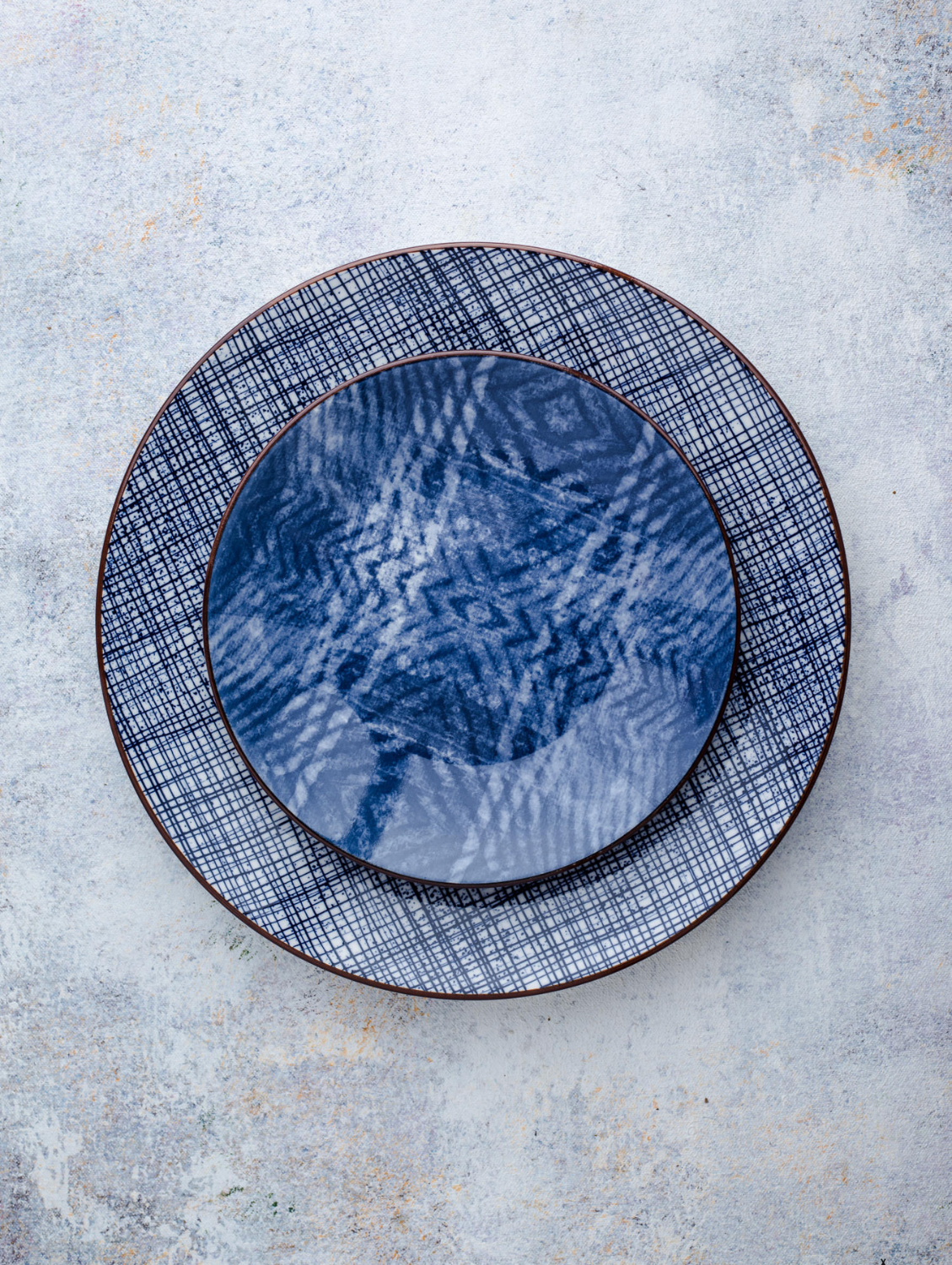Blue Sea Round Side Plate 7.5"