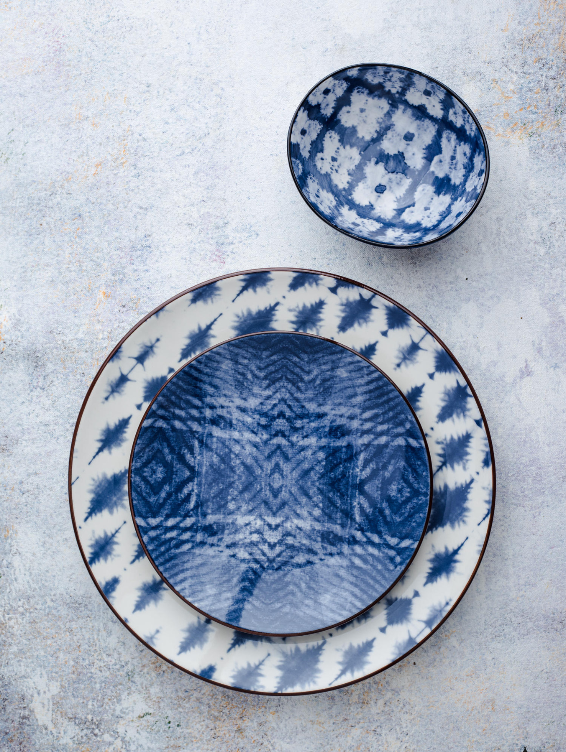 Blue Sea Round Side Plate 7.5"