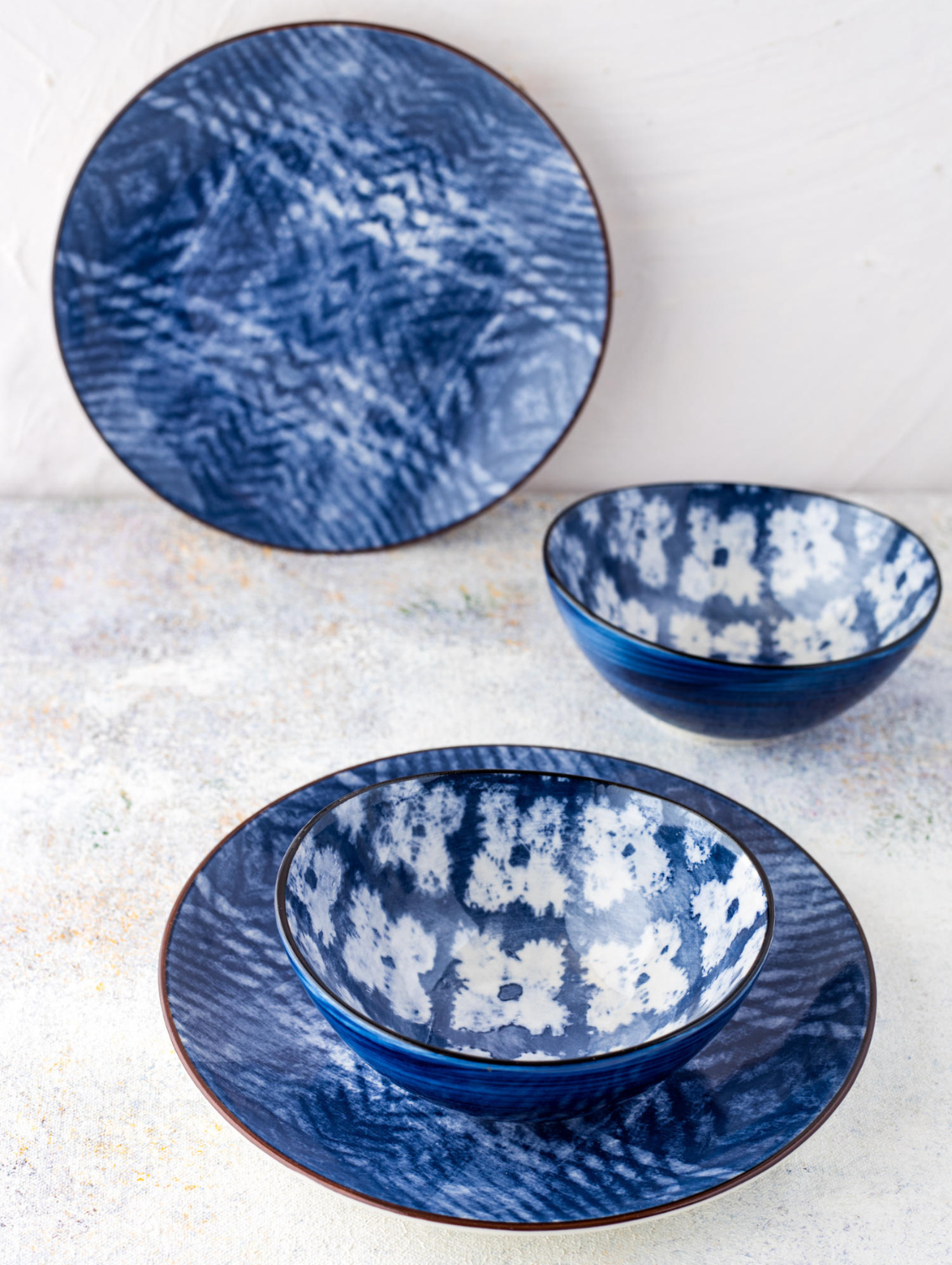 Blue Sea Round Side Plate 7.5"