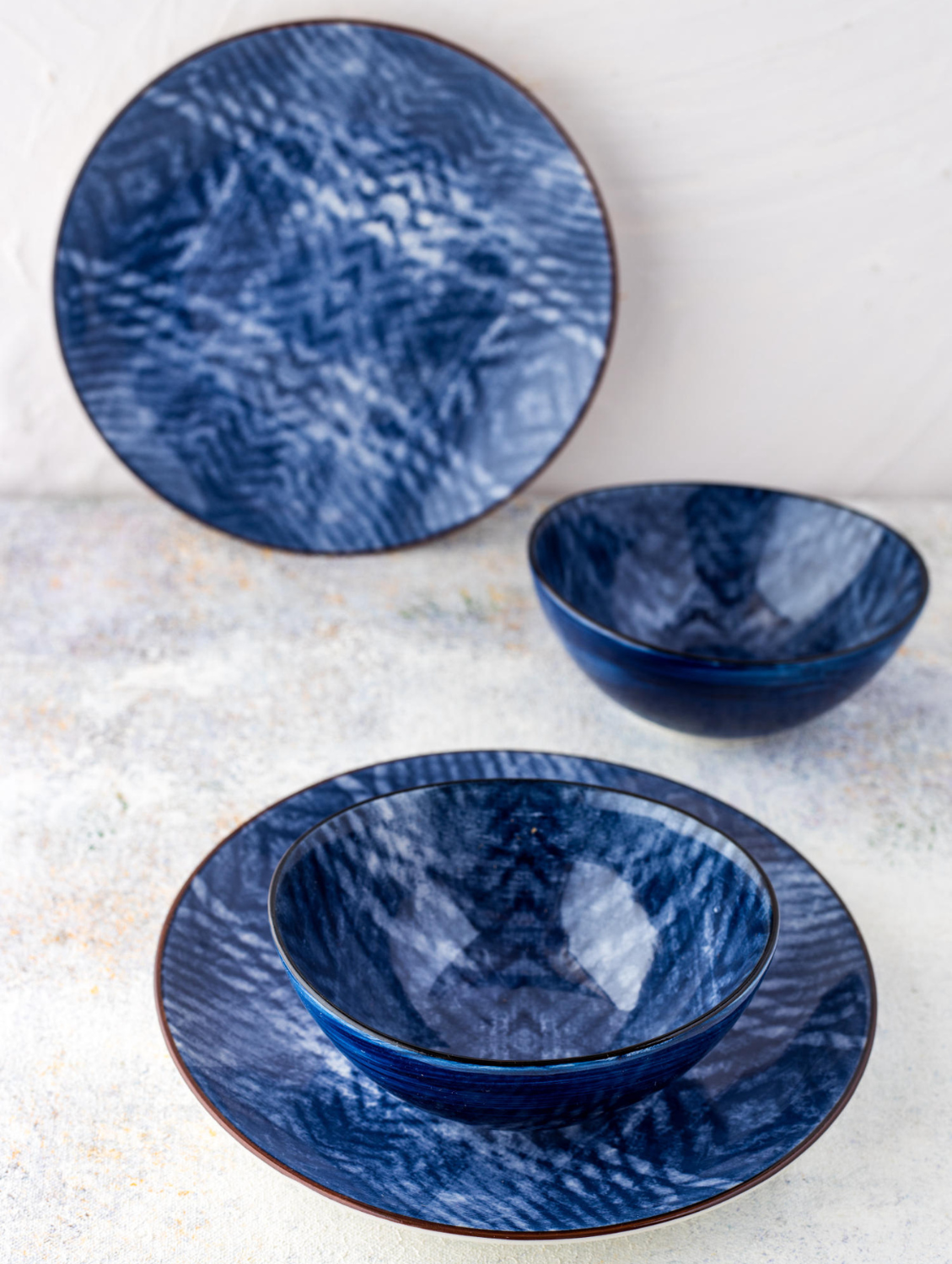 Blue Sea Round Side Plate 7.5"