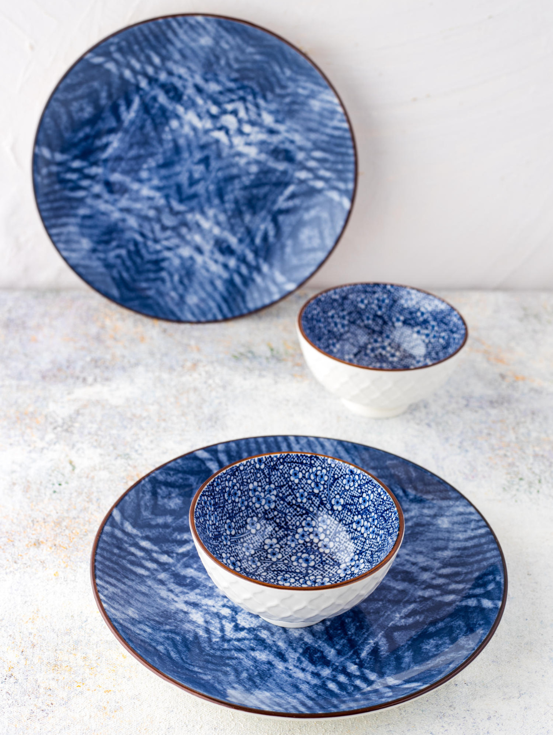Blue Sea Round Side Plate 7.5"