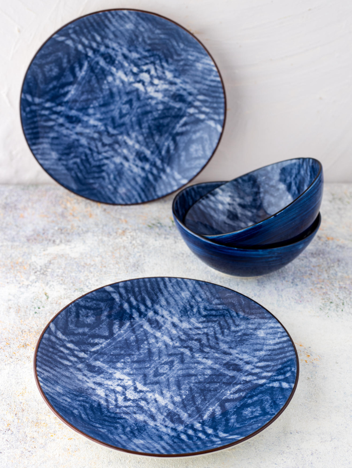 Blue Sea Round Side Plate 7.5"