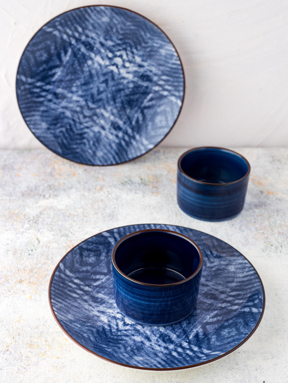 Blue Sea Round Side Plate 7.5"