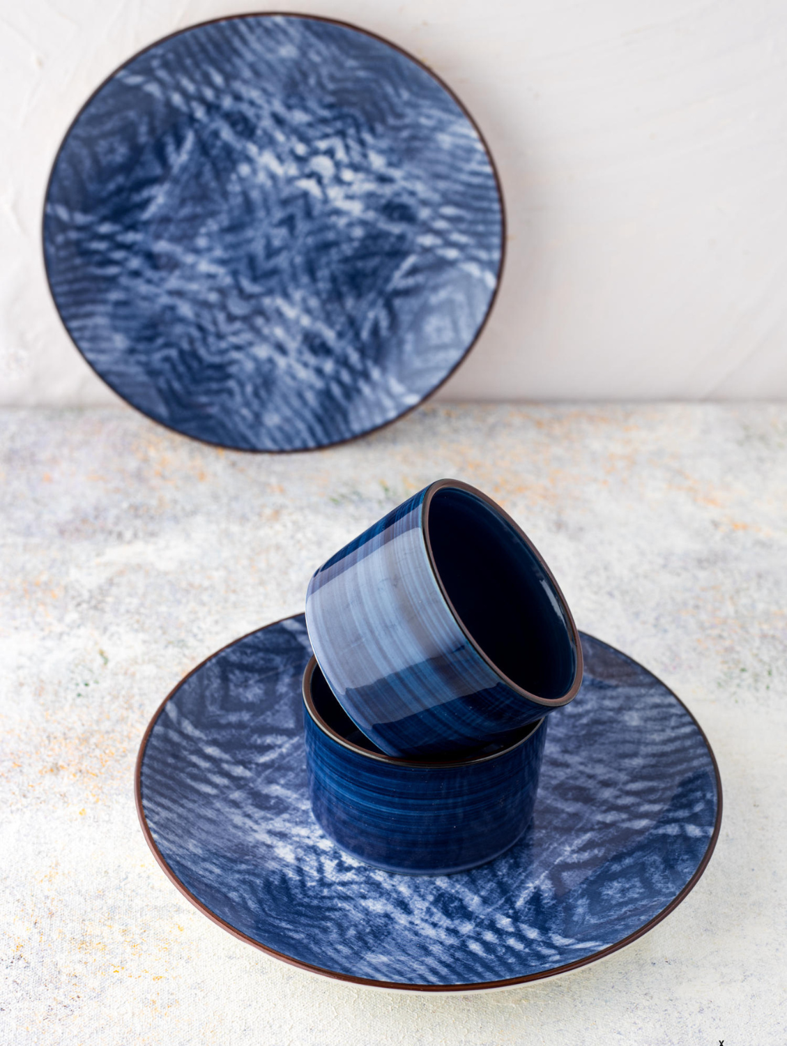 Blue Sea Round Side Plate 7.5"