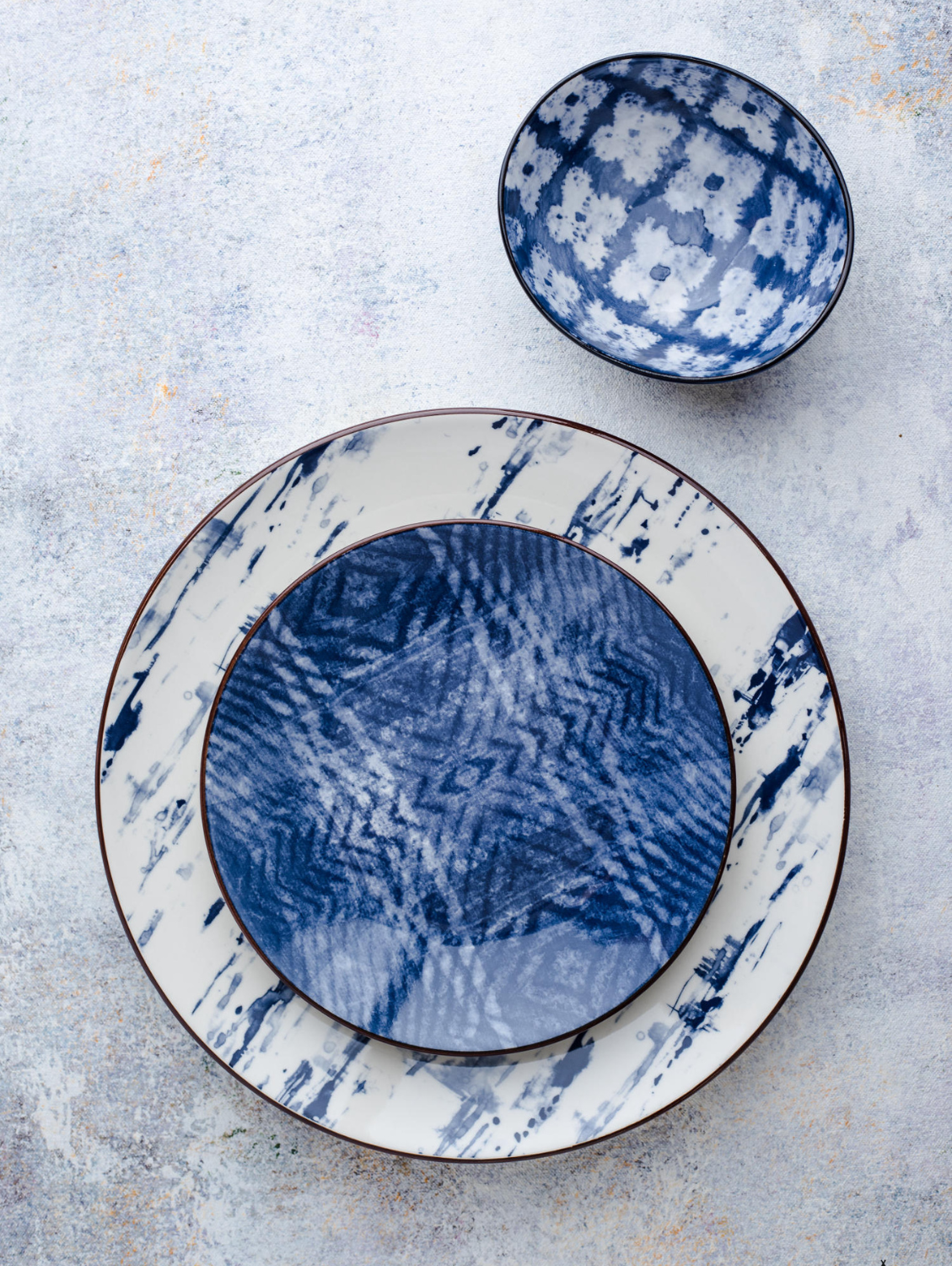 Blue Sea Round Side Plate 7.5"