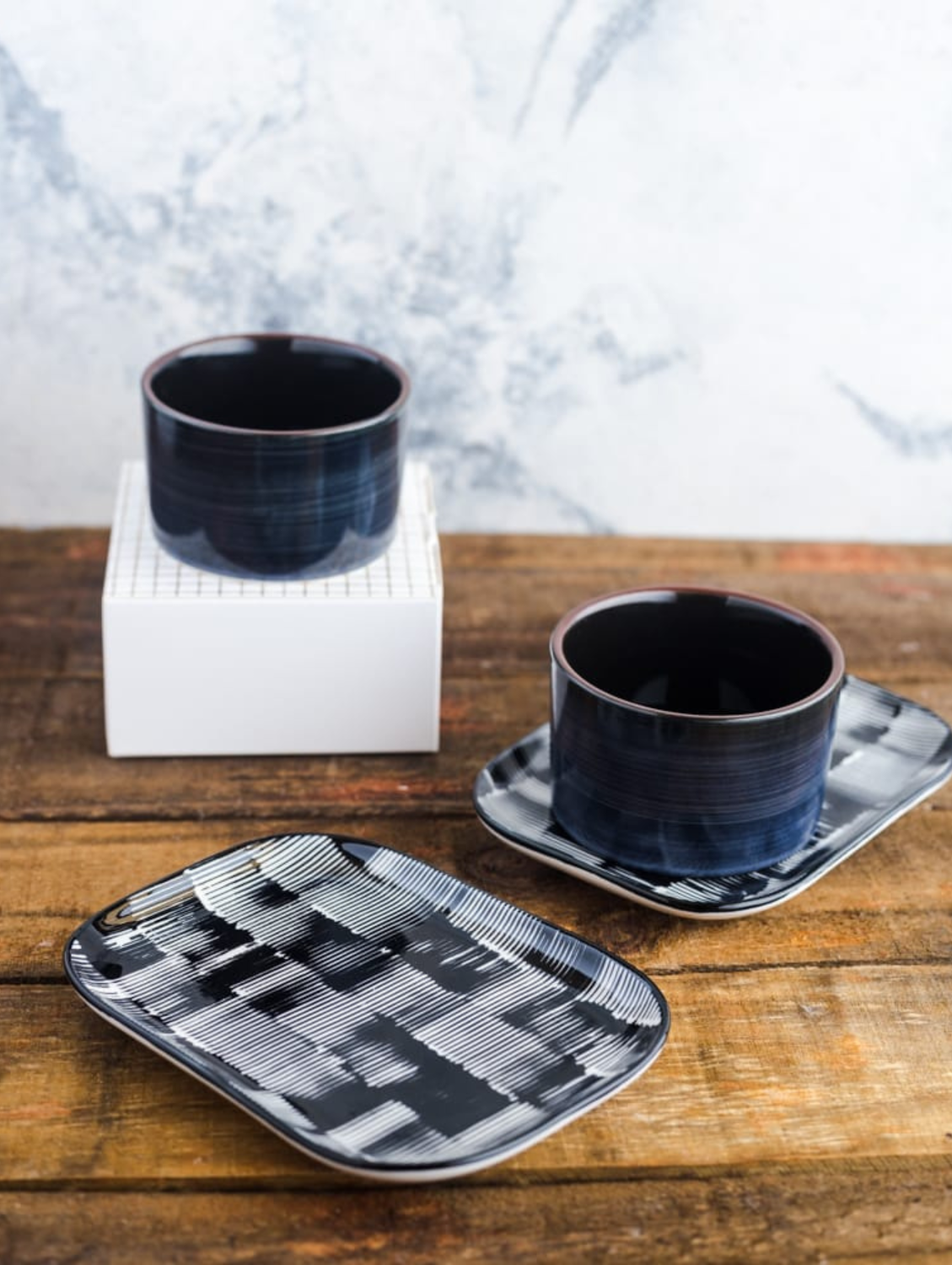 BLACK BRUSH Cylindrical Bowls 150 ml
