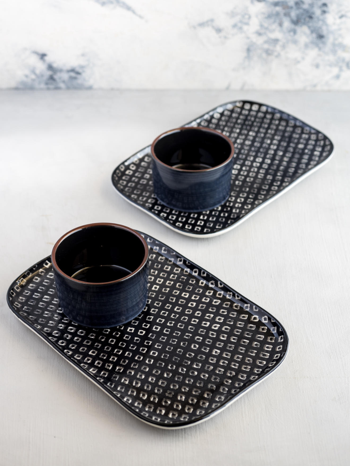BLACK BRUSH Cylindrical Bowls 150 ml