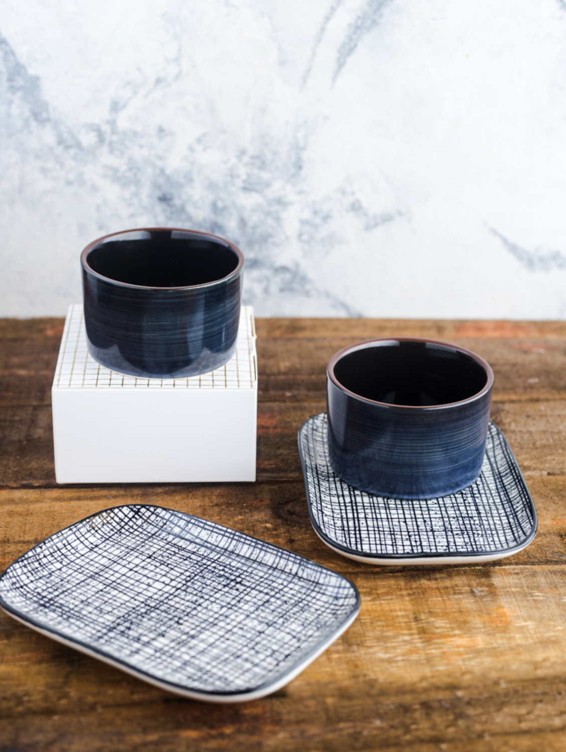 BLACK BRUSH Cylindrical Bowls 150 ml