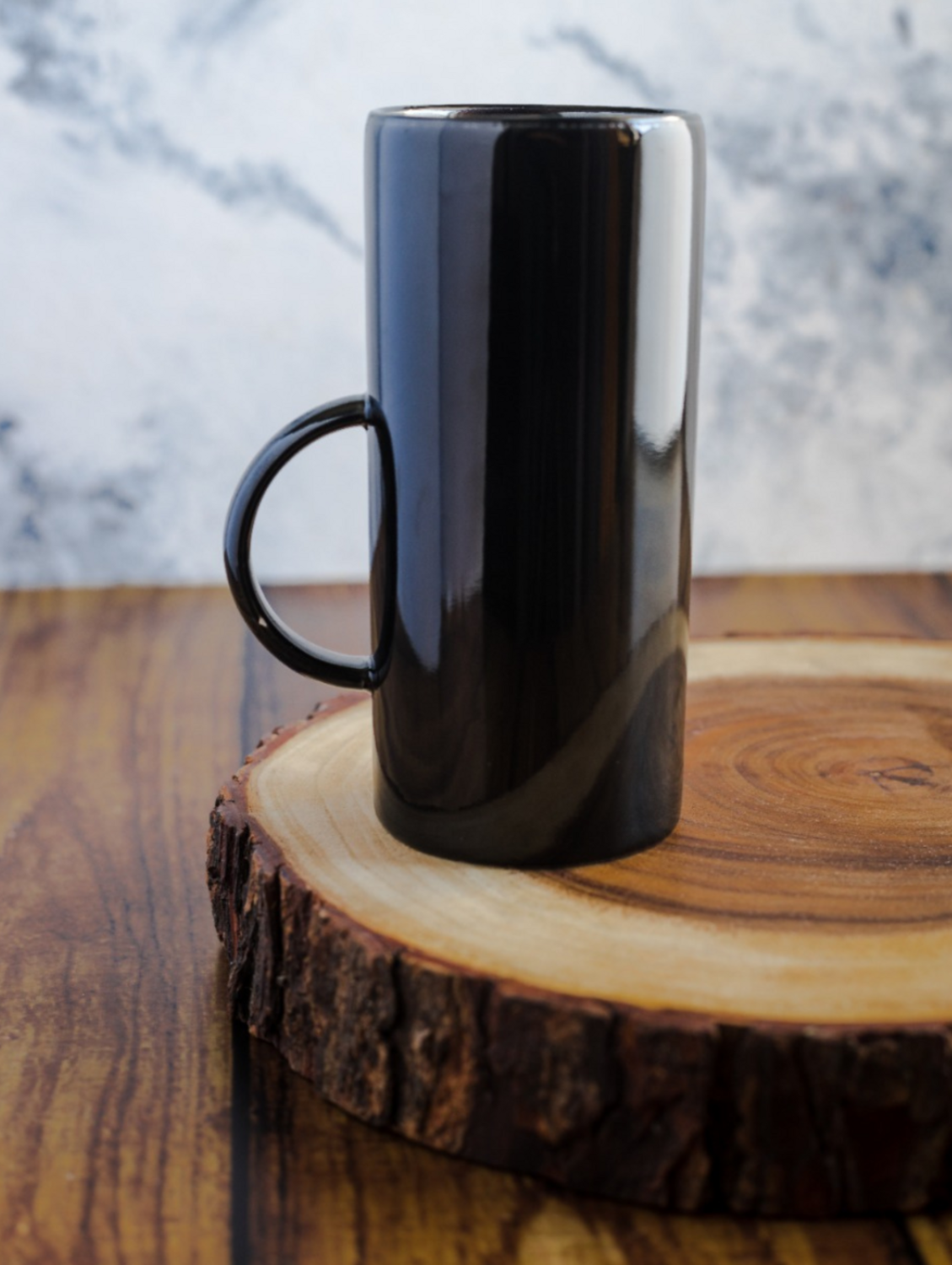 BLACK GLAZE Tall Mug