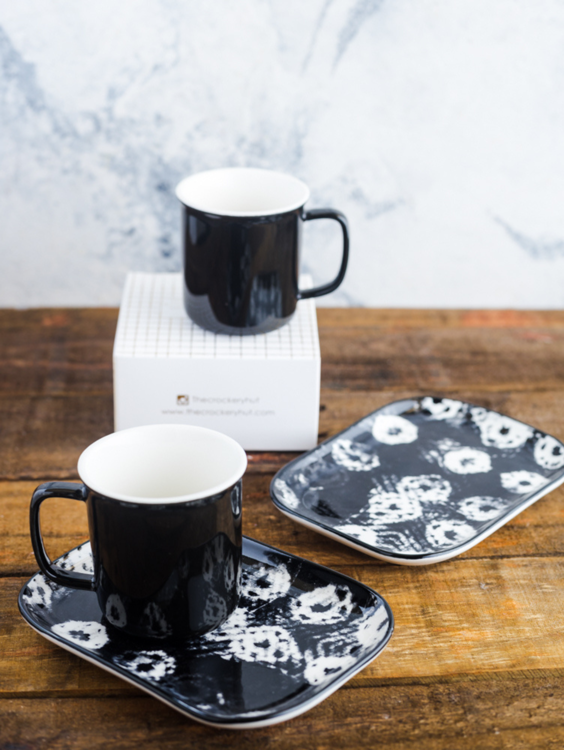 CARBON AND ASH Rectangular Plate - Small 5.5"
