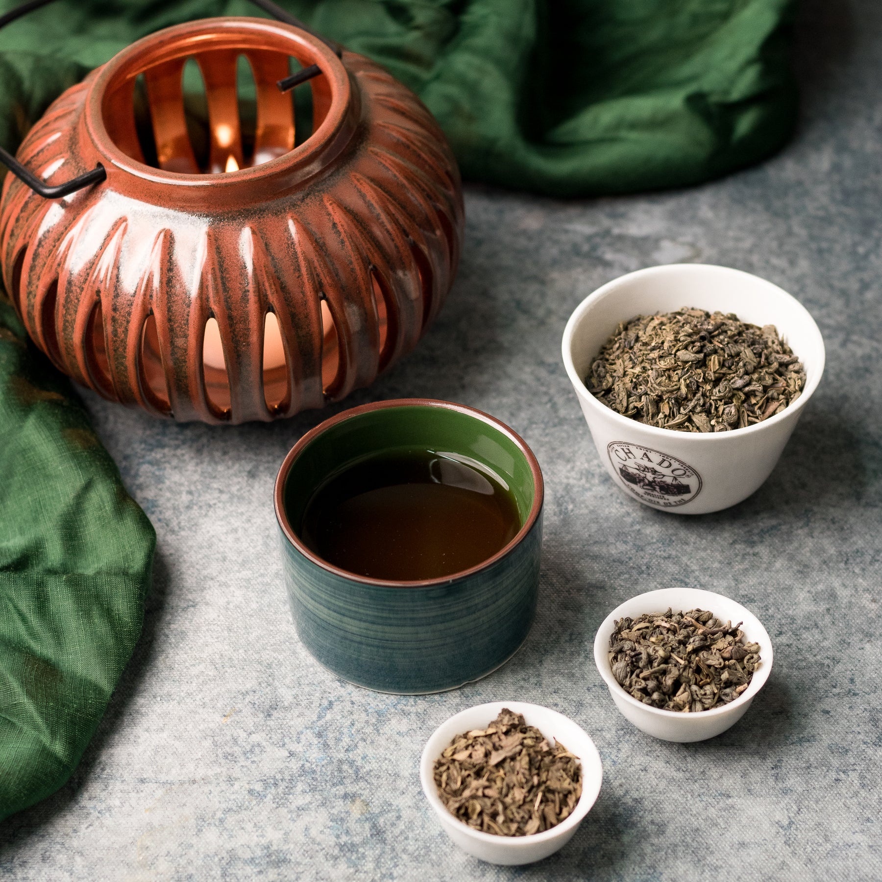 GREEN BRUSH Cylindrical Bowls 150 ml