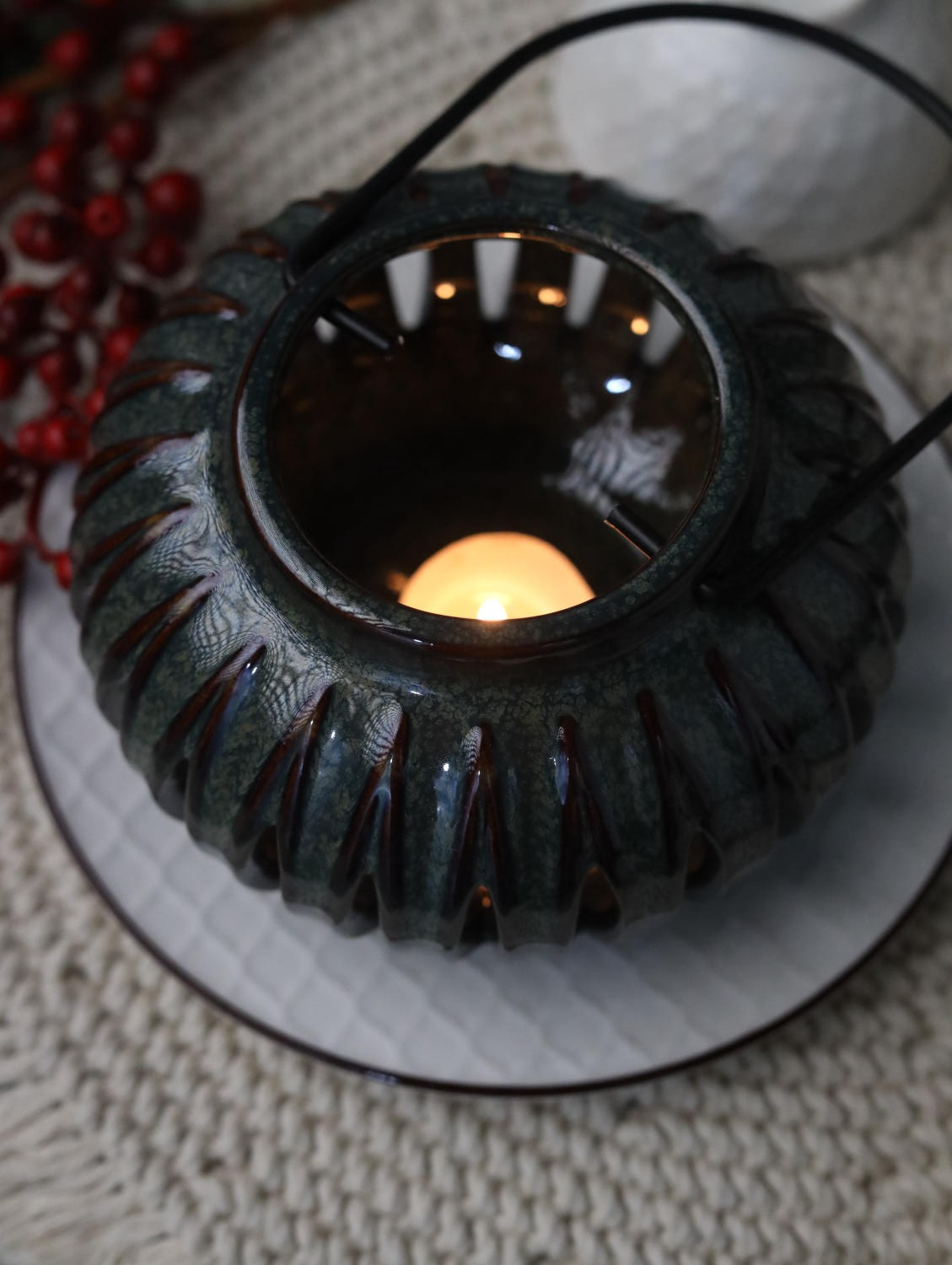 Charcoal Musk Lantern - The Crockery Hut