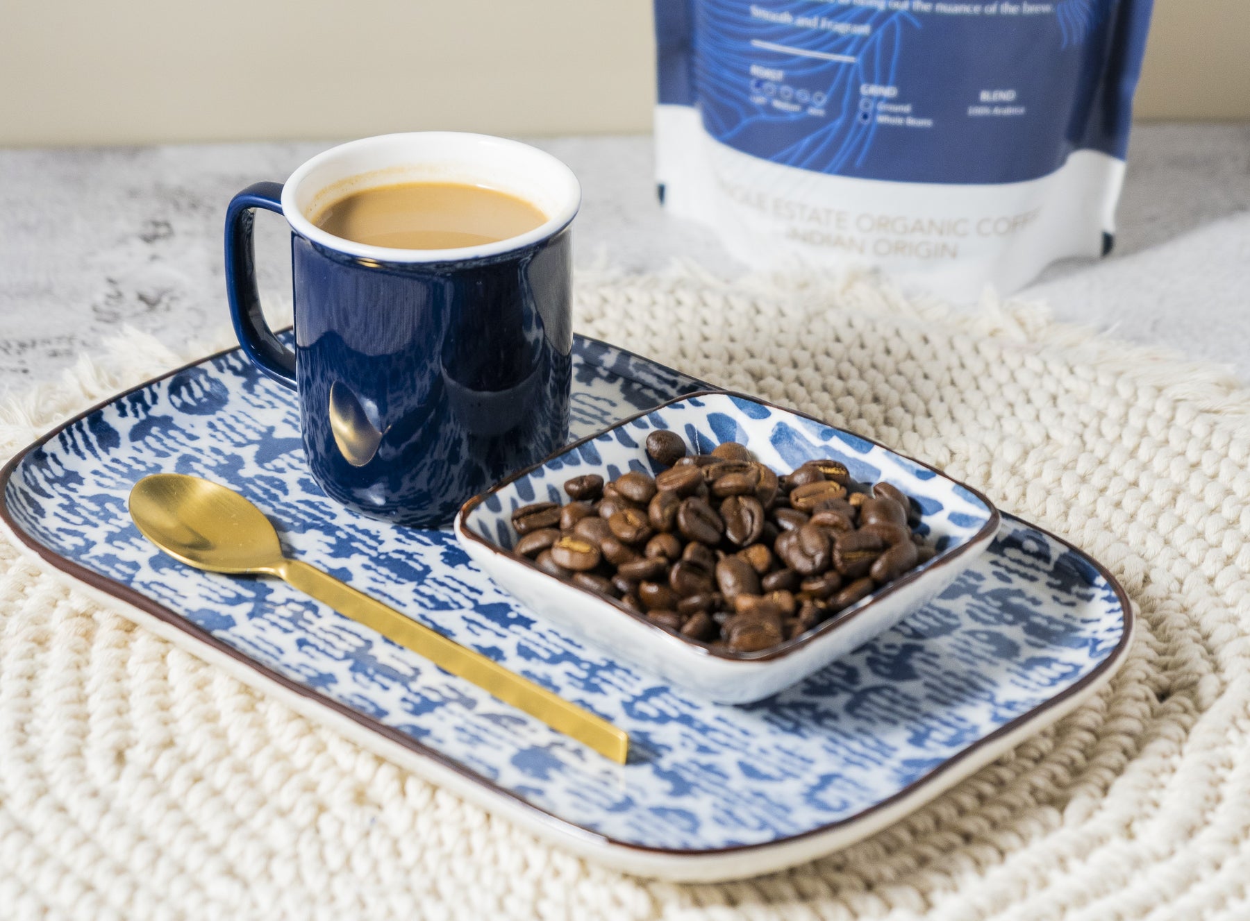 Blue Glaze Mini Mug 150 ml