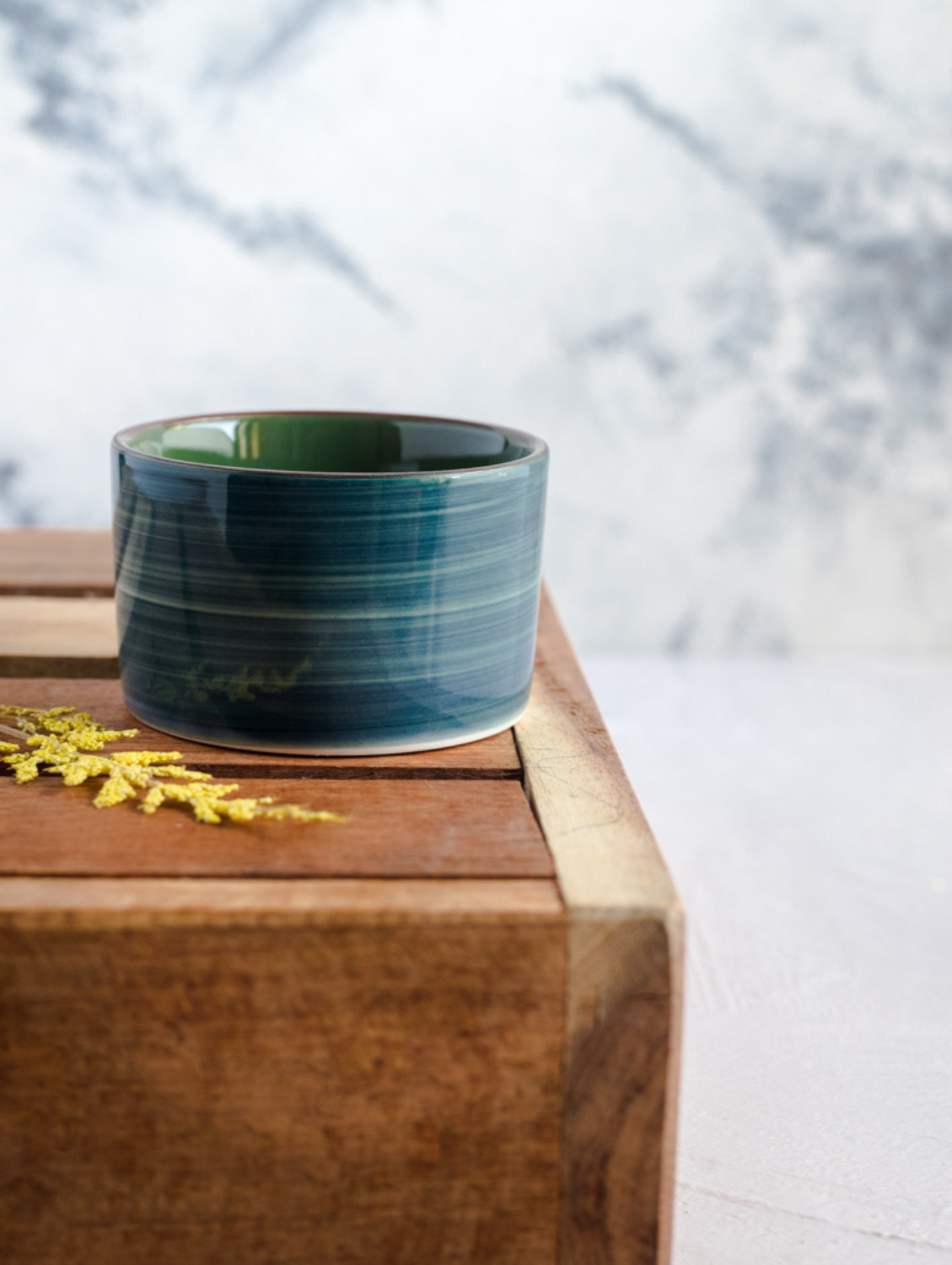 GREEN BRUSH Cylindrical Bowls 150 ml