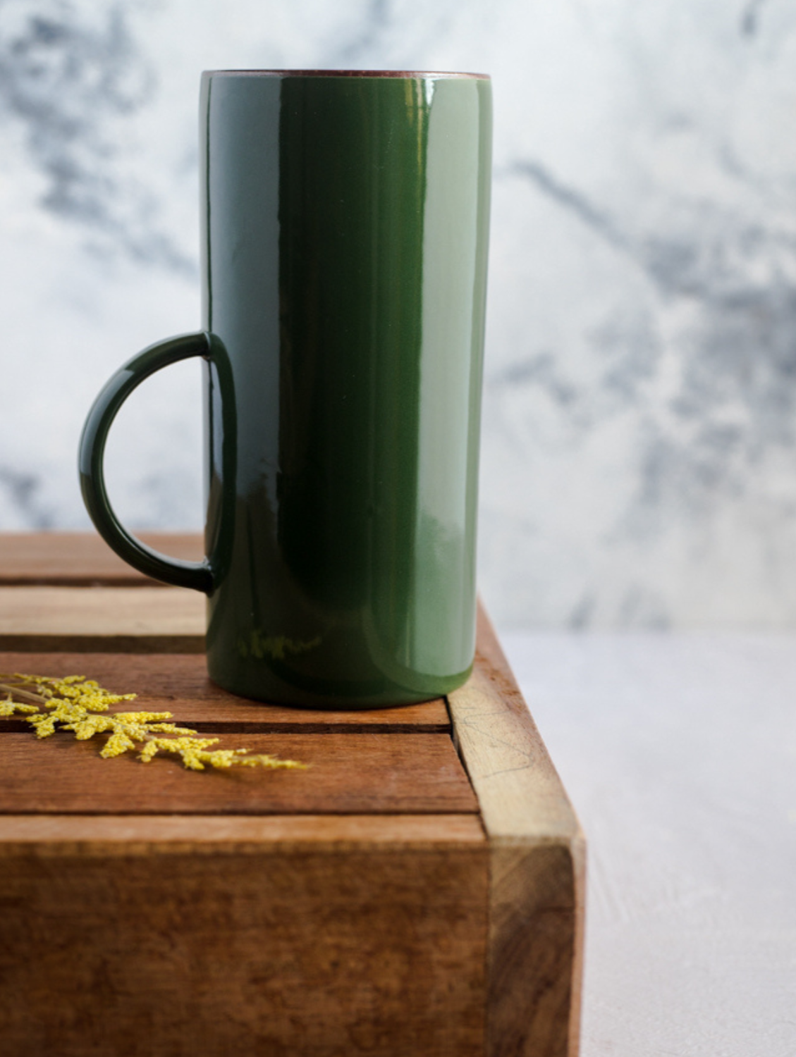 GREEN GLAZE Tall Mug 250 ml