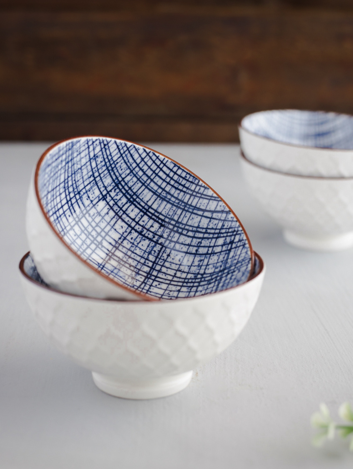 HIGH STREET CHECKERED Daal Bowl 3.75"