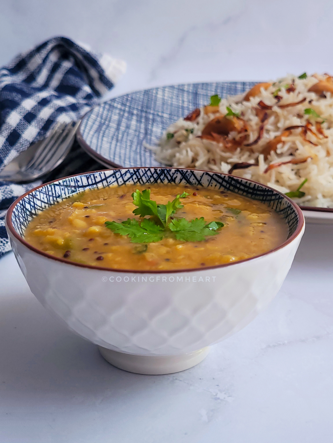 HIGH STREET CHECKERED Daal Bowl 3.75"