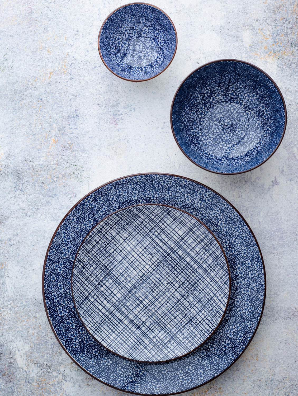 HIGH STREET CHECKERED Round Side Plate 7.5"