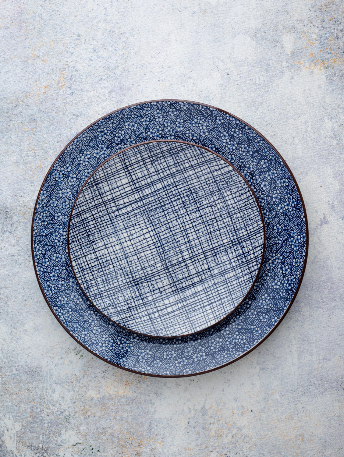 HIGH STREET CHECKERED Round Side Plate 7.5"