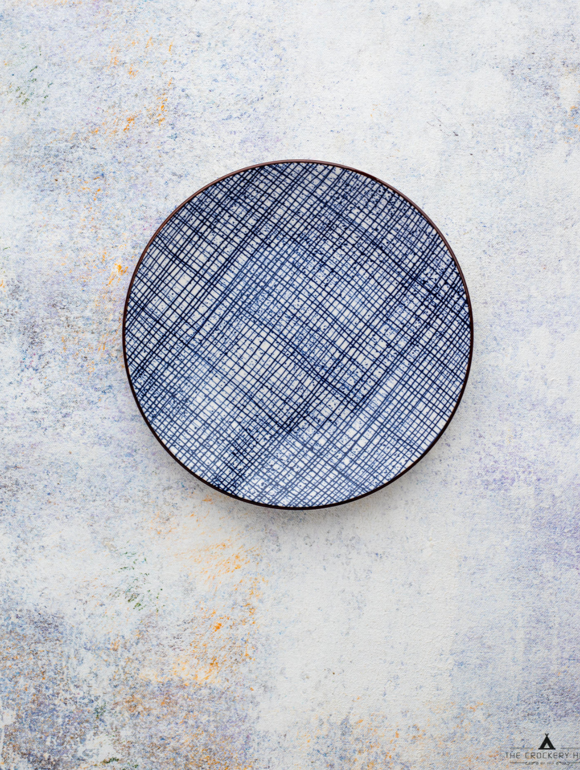 HIGH STREET CHECKERED Round Side Plate 7.5"