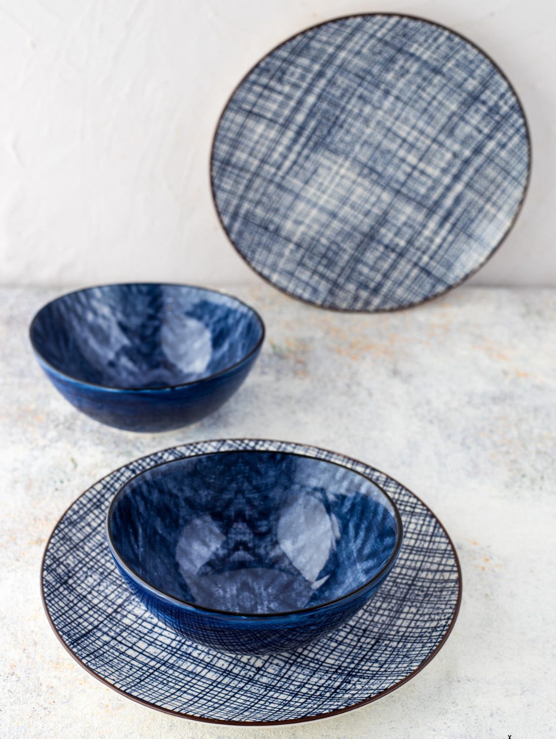 HIGH STREET CHECKERED Round Side Plate 7.5"