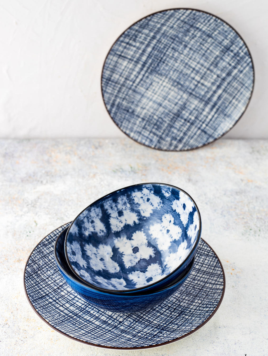HIGH STREET CHECKERED Round Side Plate 7.5"