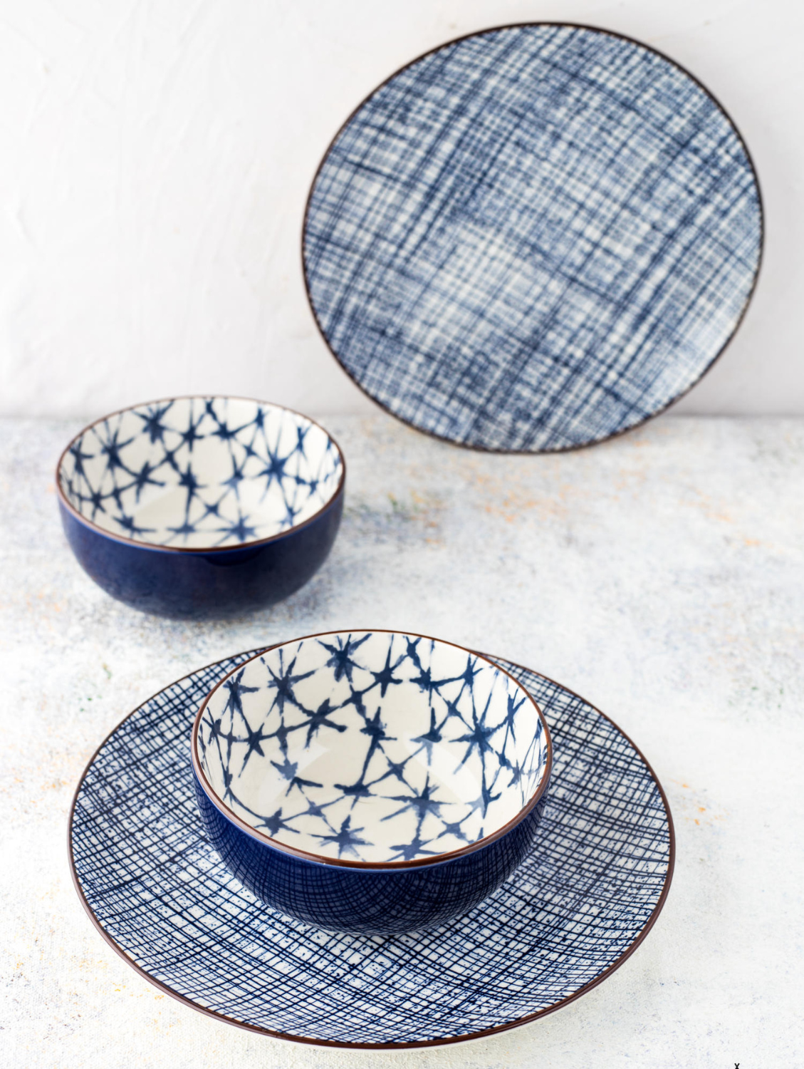 HIGH STREET CHECKERED Round Side Plate 7.5"