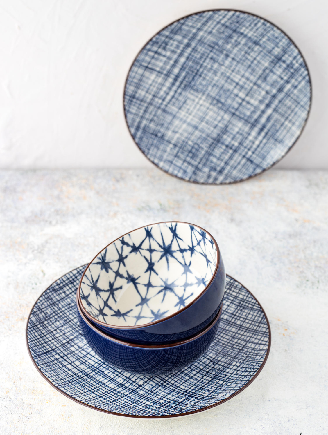 HIGH STREET CHECKERED Round Side Plate 7.5"