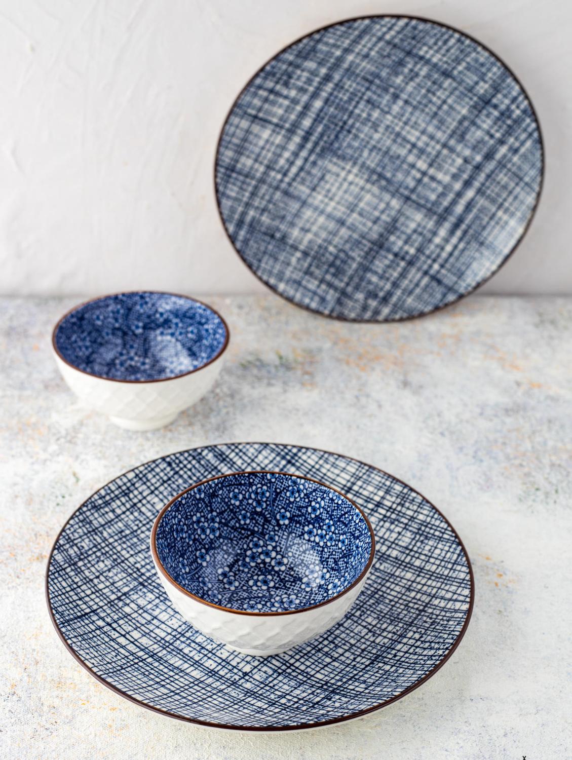 HIGH STREET CHECKERED Round Side Plate 7.5"