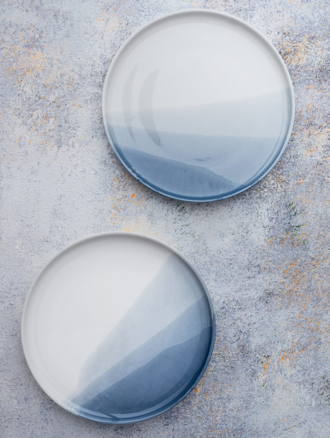 MARINA BLUE Round Side Plate 19 cms