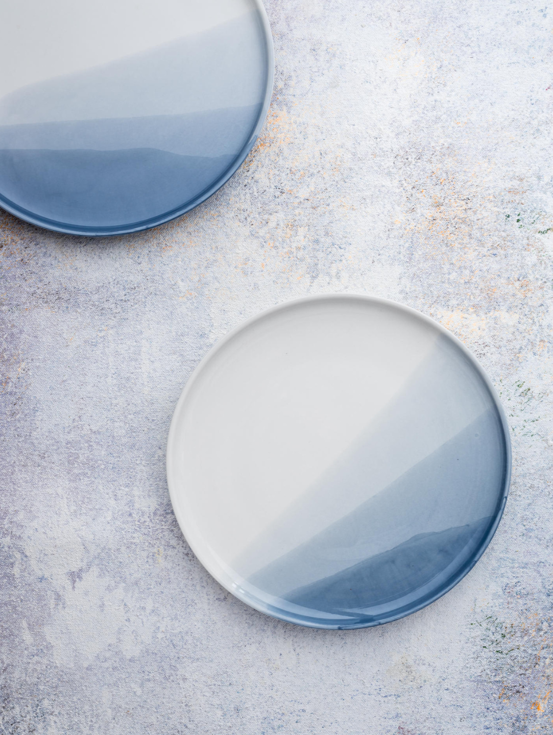 MARINA BLUE Round Side Plate 19 cms