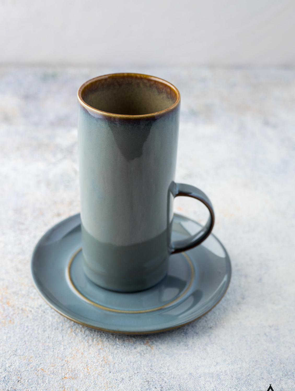 MISTY GREY Round Saucer