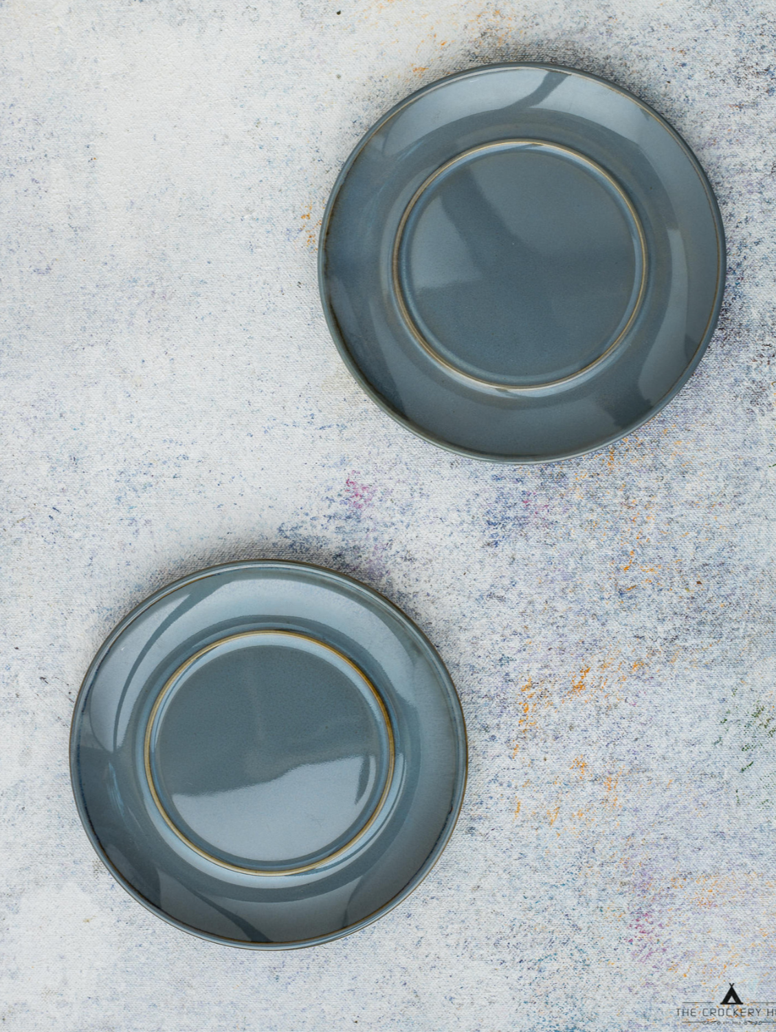 MISTY GREY Round Saucer