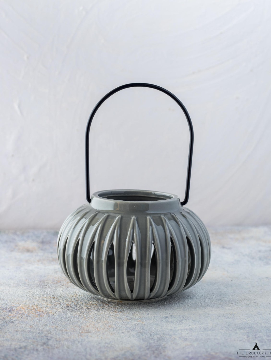 Mystical Grey Lantern 9 cm