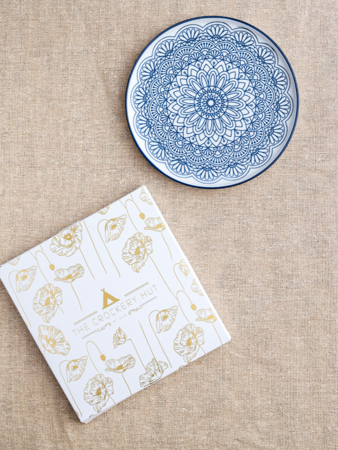 RIHANNA Square Dessert Plate 6"