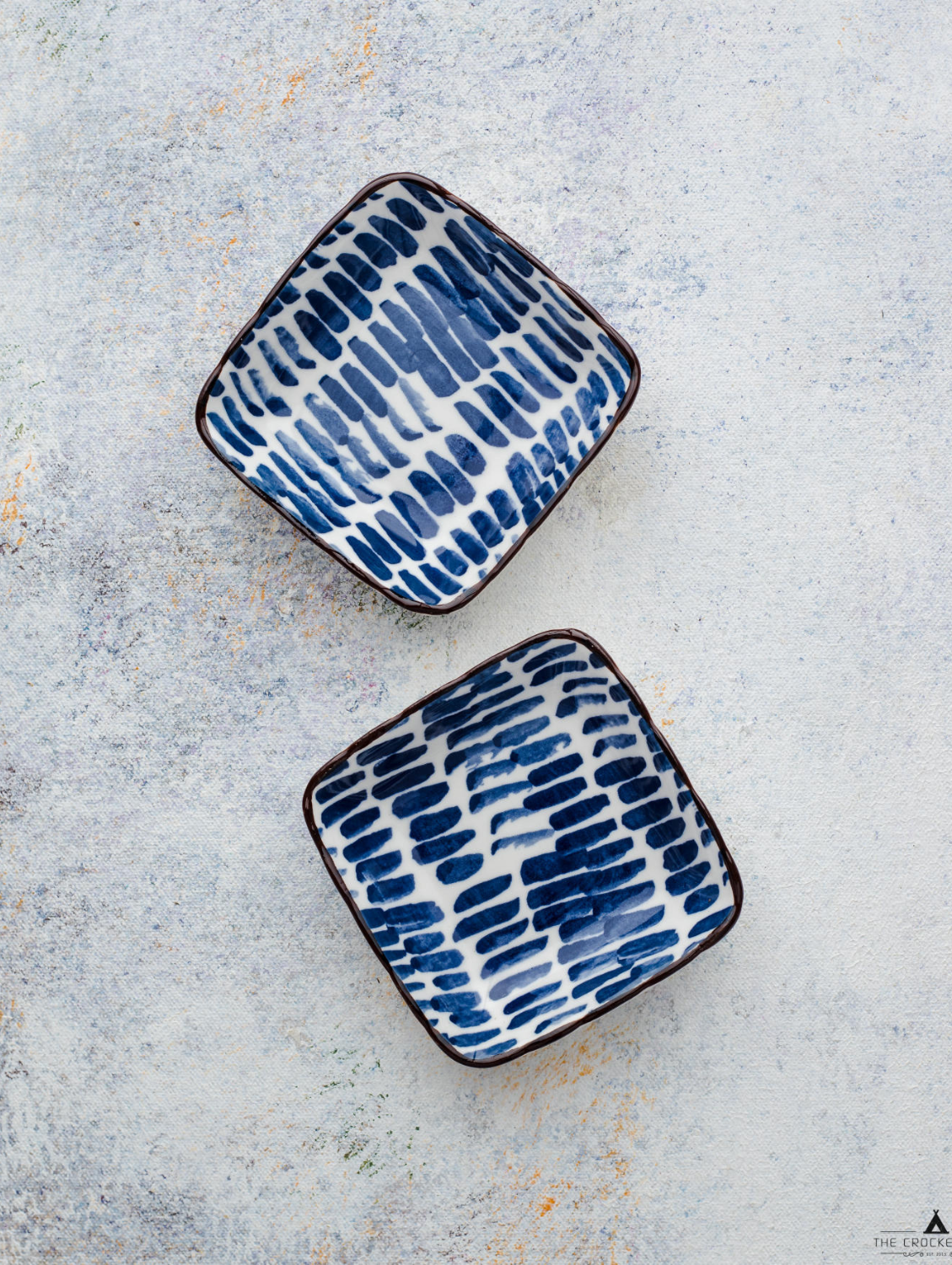 SKY MEETS SEA Square Dipping Dish 3.5"