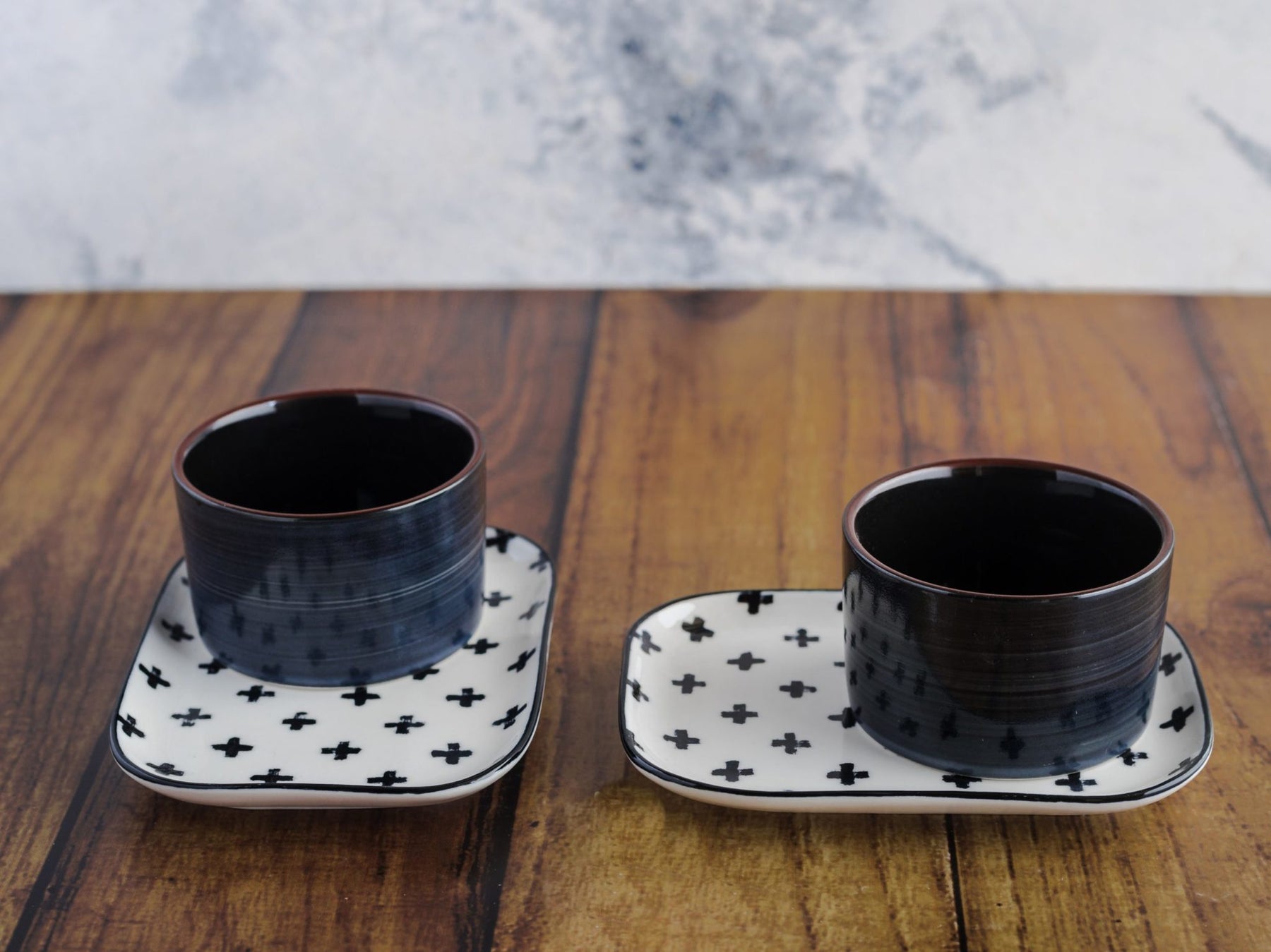 BLACK BRUSH Cylindrical Bowls 150 ml