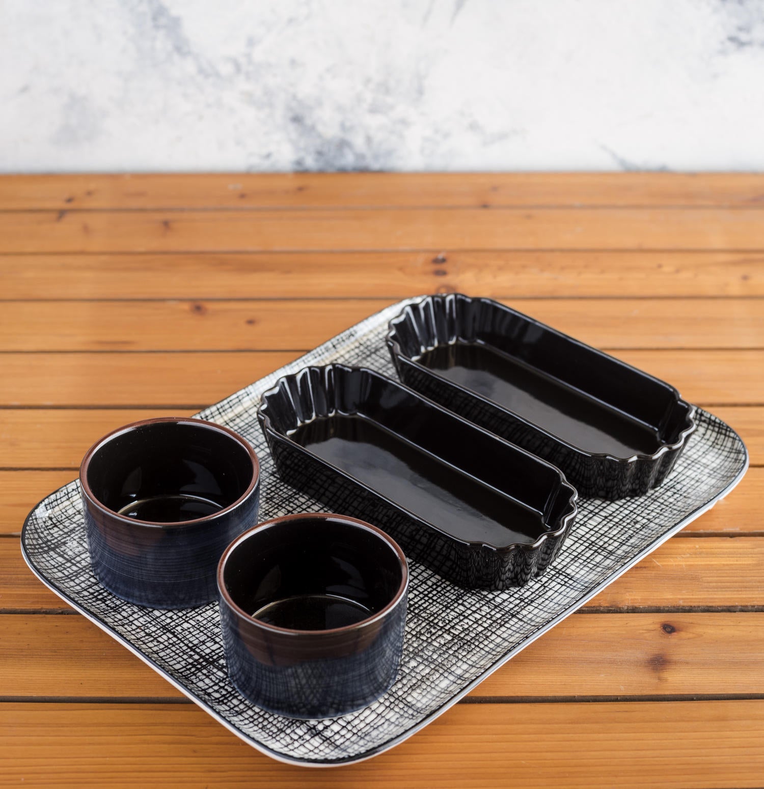 BLACK BRUSH Cylindrical Bowls 150 ml