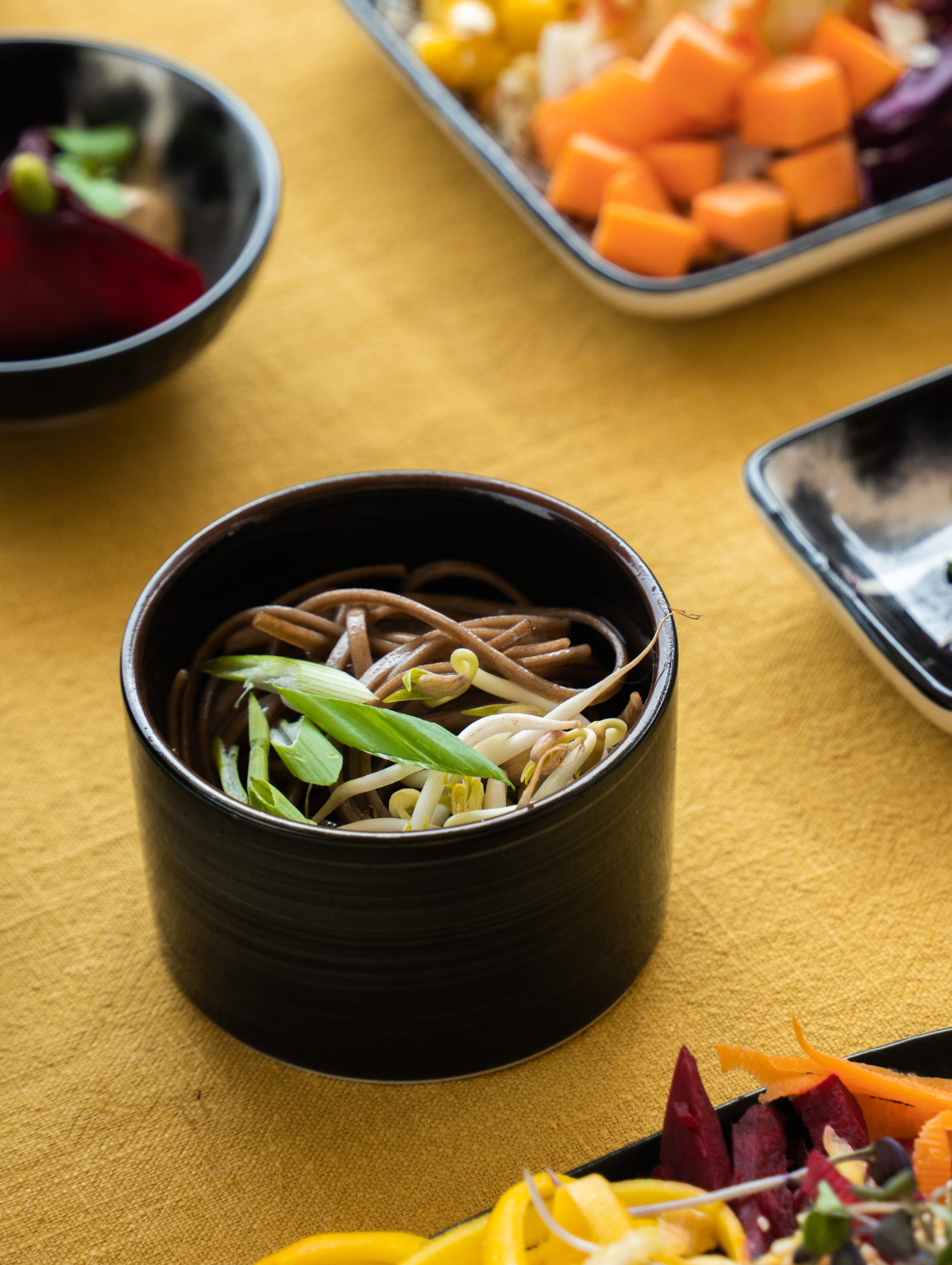 BLACK BRUSH Cylindrical Bowls 150 ml